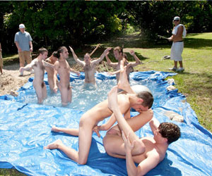 Get horny! It's wrestling time